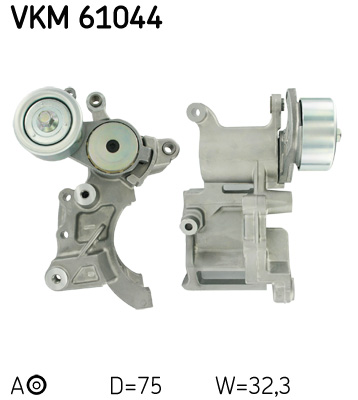 SKF VKM61044 Feszítőgörgő hosszbordásszíjhoz